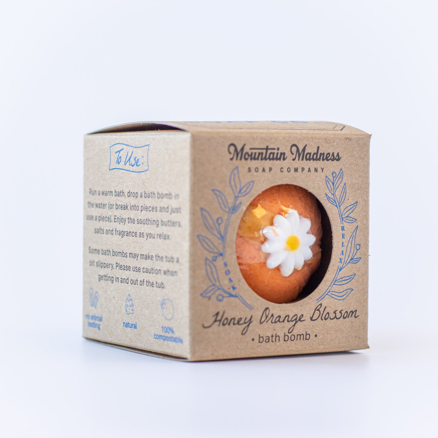 Honey Orange Blossom Bath Bomb