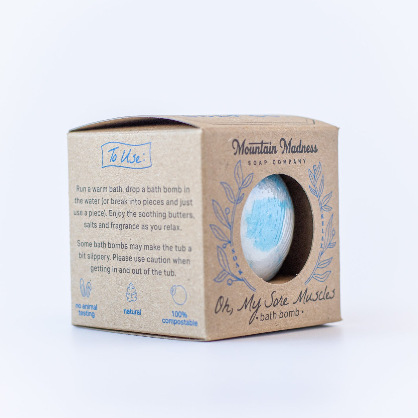 Oh, My Sore Muscles Bath Bomb
