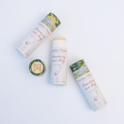 Strawberry Earl Grey Lip Balm