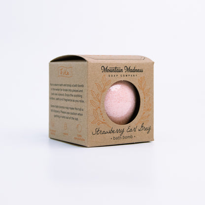 Strawberry Earl Grey Bath Bomb