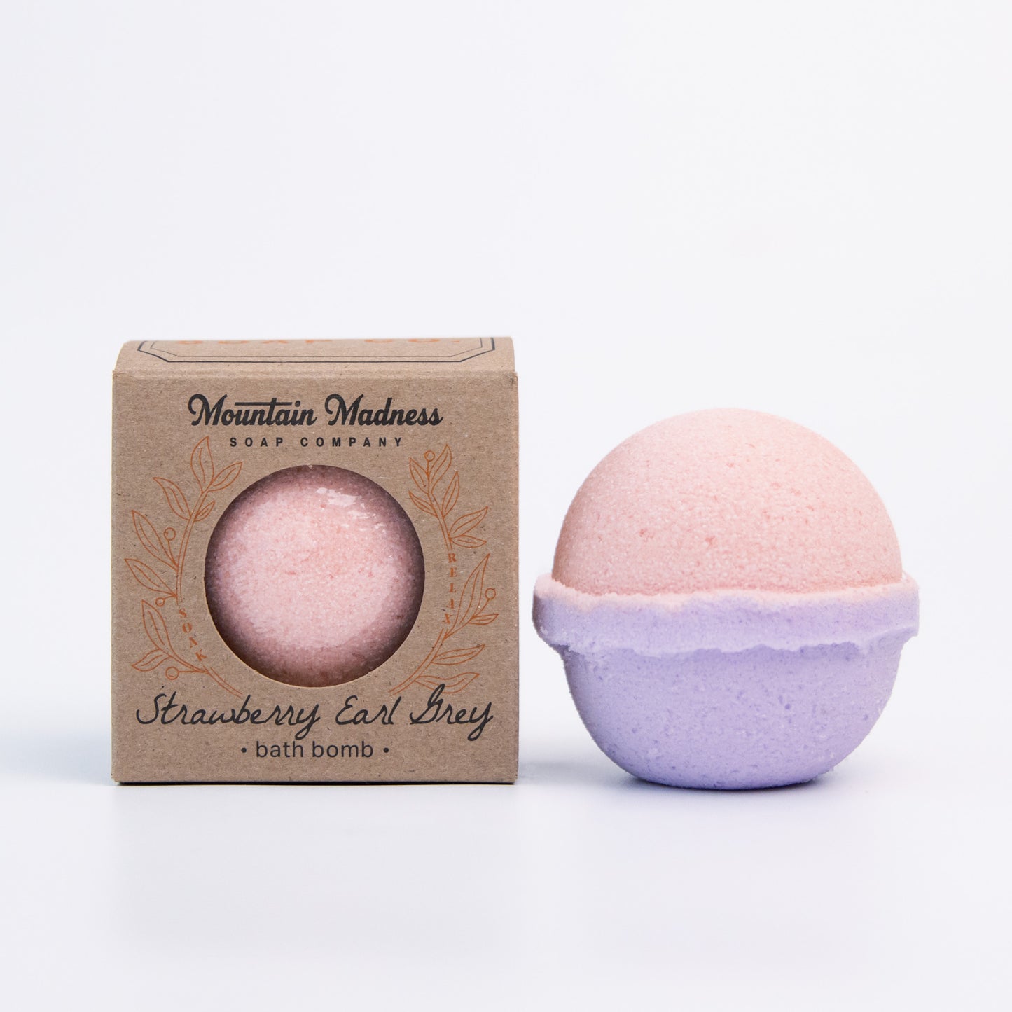 Strawberry Earl Grey Bath Bomb