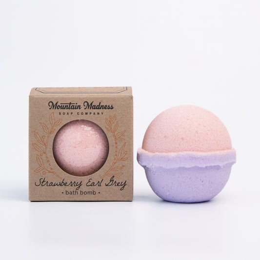 Strawberry Earl Grey Bath Bomb