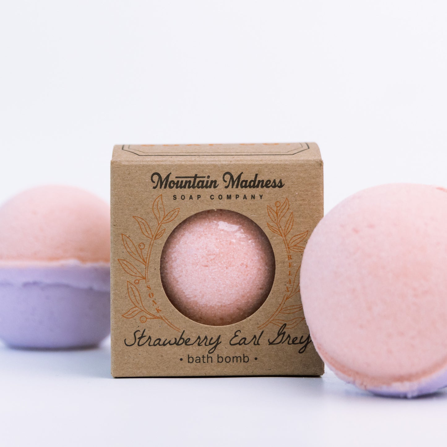 Strawberry Earl Grey Bath Bomb
