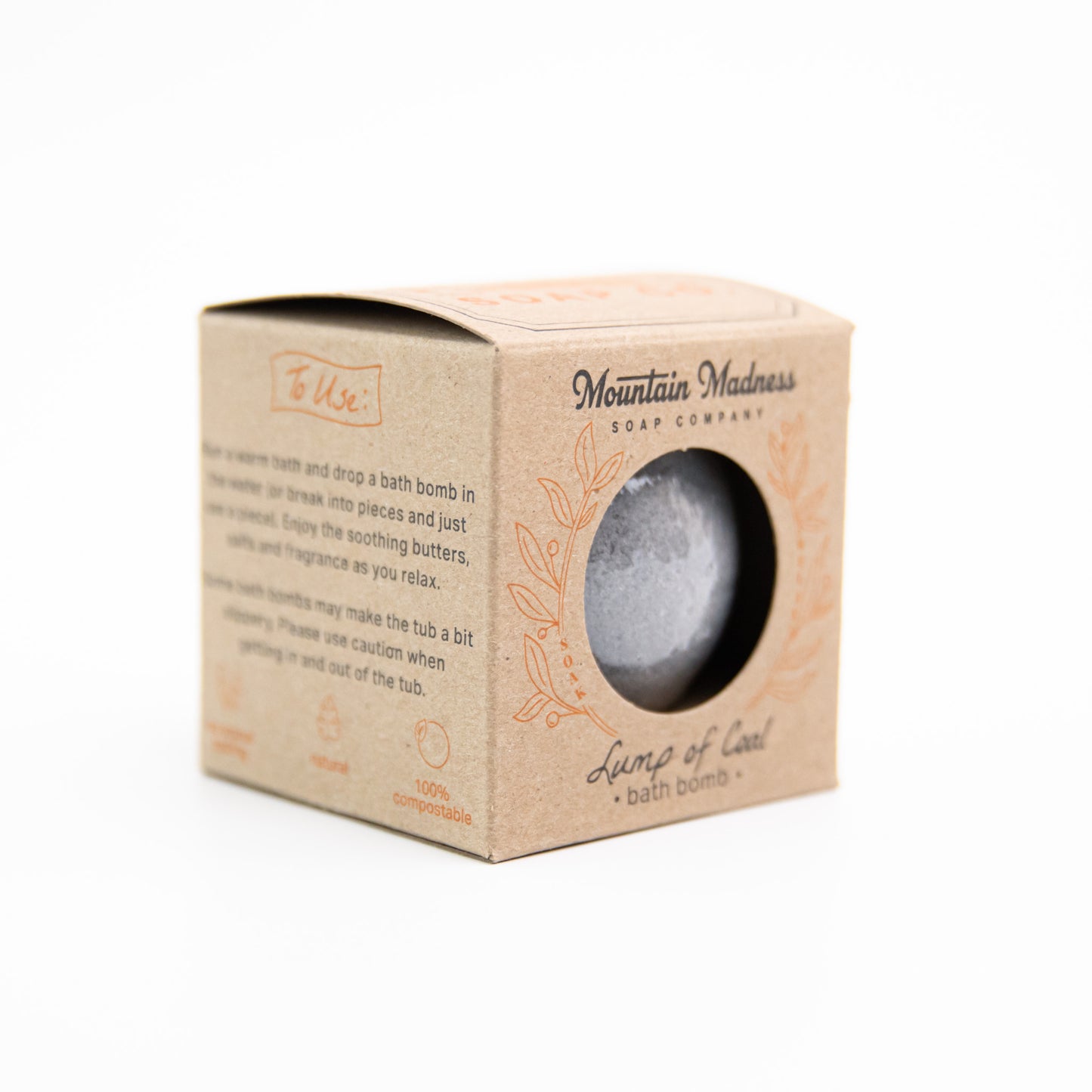 Lump of Coal Bath Bomb