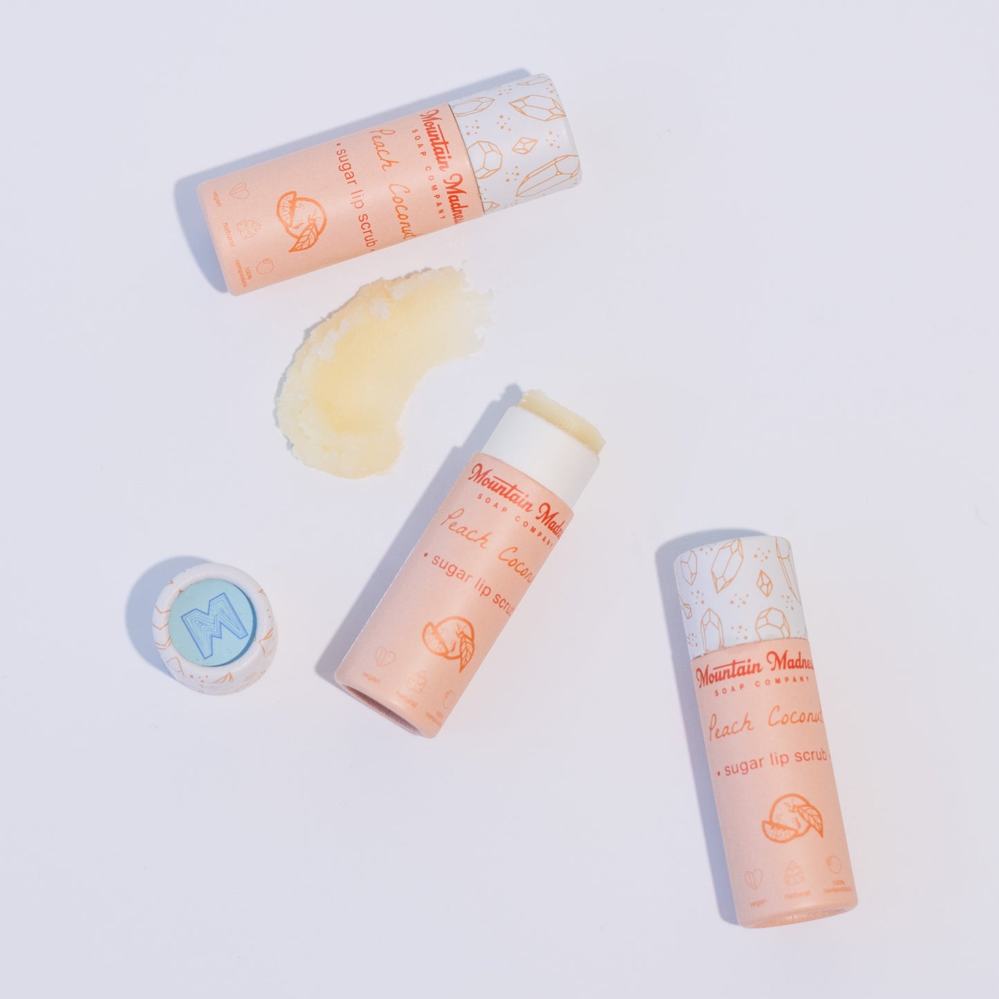 Peach Coconut Sugar Lip Scrub